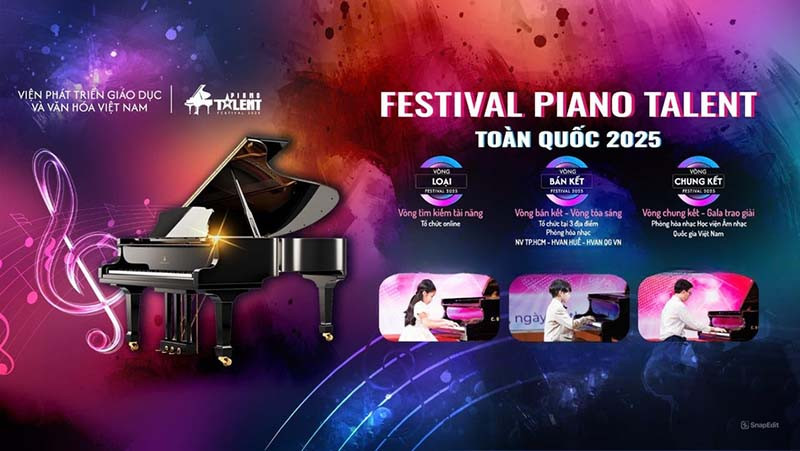 Cuộc thi Festival Piano Talent Toàn Quốc 2025